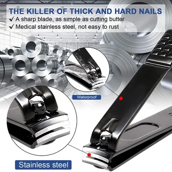 

7pcs/set Nail Clippers Set Nail Cutter File Scissors Manicure Pedicure Kit with Storage Case AC889