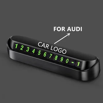 

Car Styling Temporary Parking Card Phone Number Card Plate Park Stop for Audi A1 A2 A3 A4 A5 A6 A7 A8 C5 C6 Q2 Q3 Q5 Q7 R8