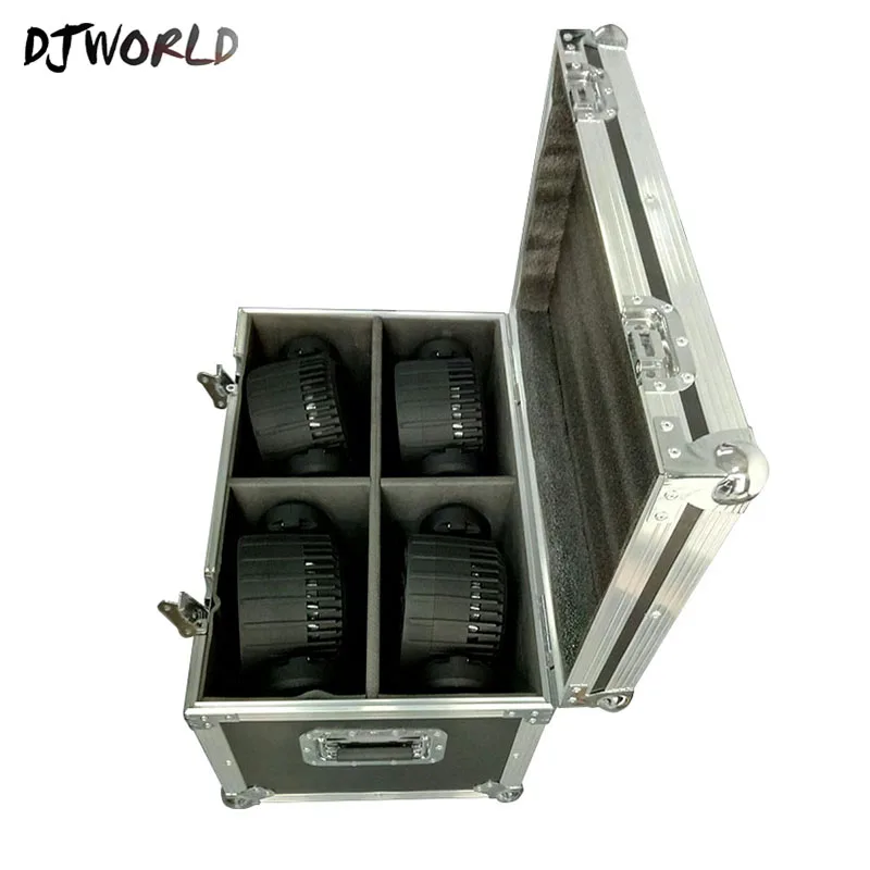 DJworld Flightcase с 4 шт. светодиодный луч 12x12 Вт RGBW 4in1Moving головной свет для клубов DJ