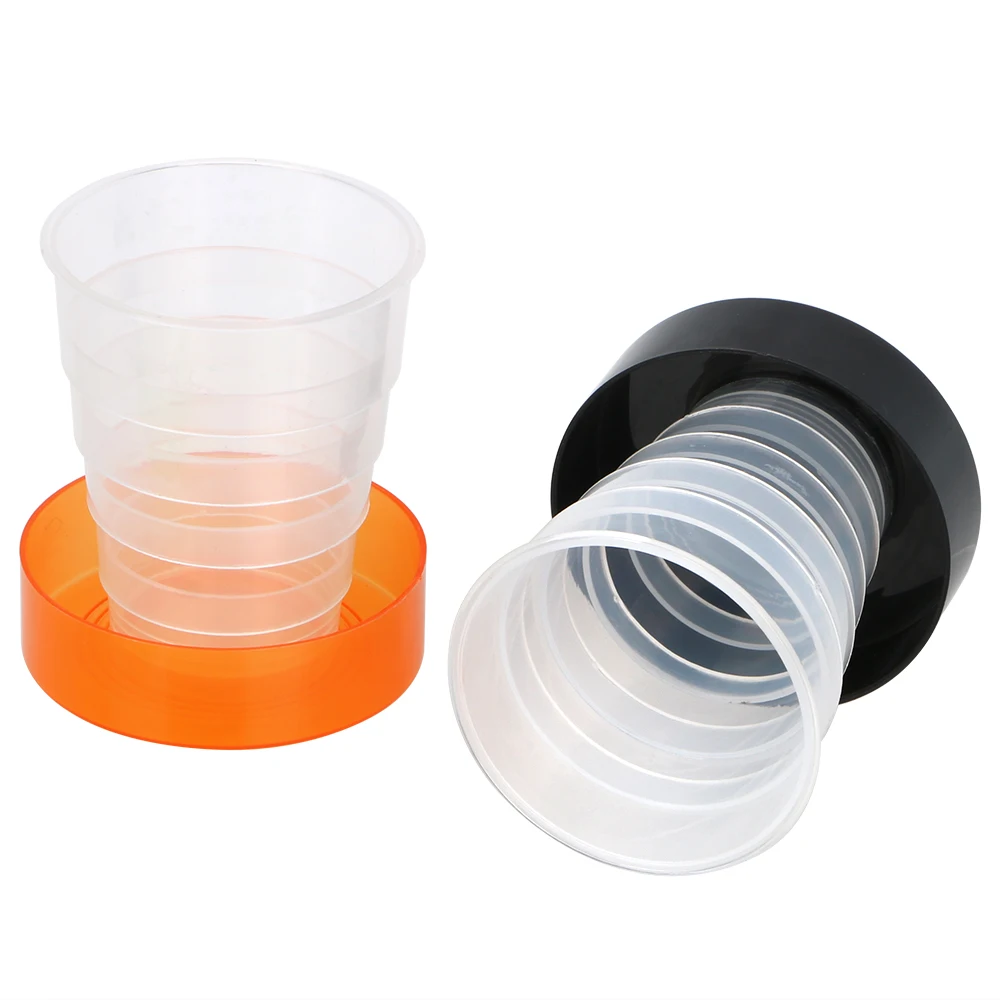 Tea Cup Folding Cup Water Drinking Tea Cup Retractable Telescopic Collapsible Cups For Outdoor Sport Travel Portable Plastic