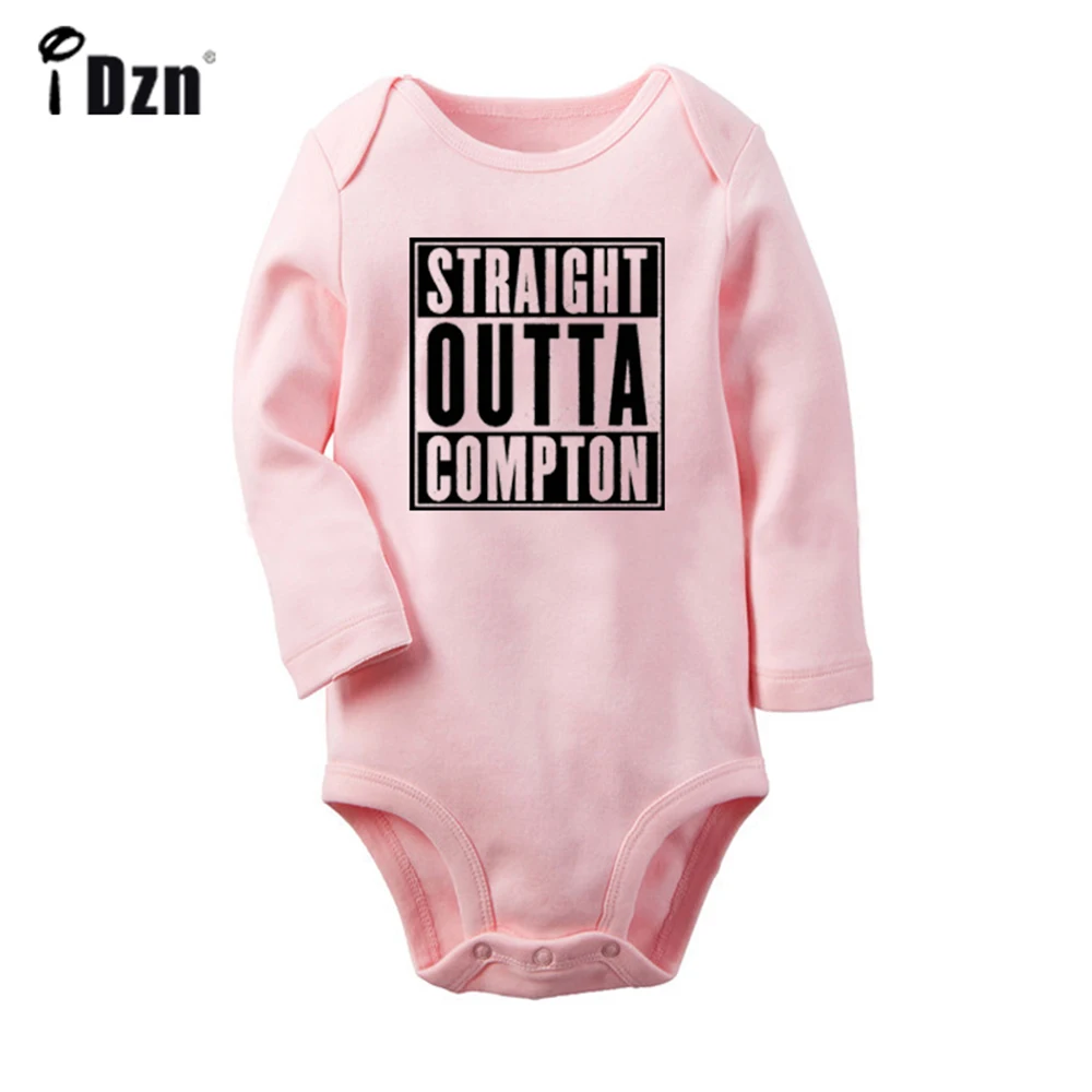 

Straight Outta Compton N.W.A Ice Cube MC Ren Eazy-E Coldplay Rock Band Newborn Baby Outfits Long Sleeve Jumpsuit 100% Cotton