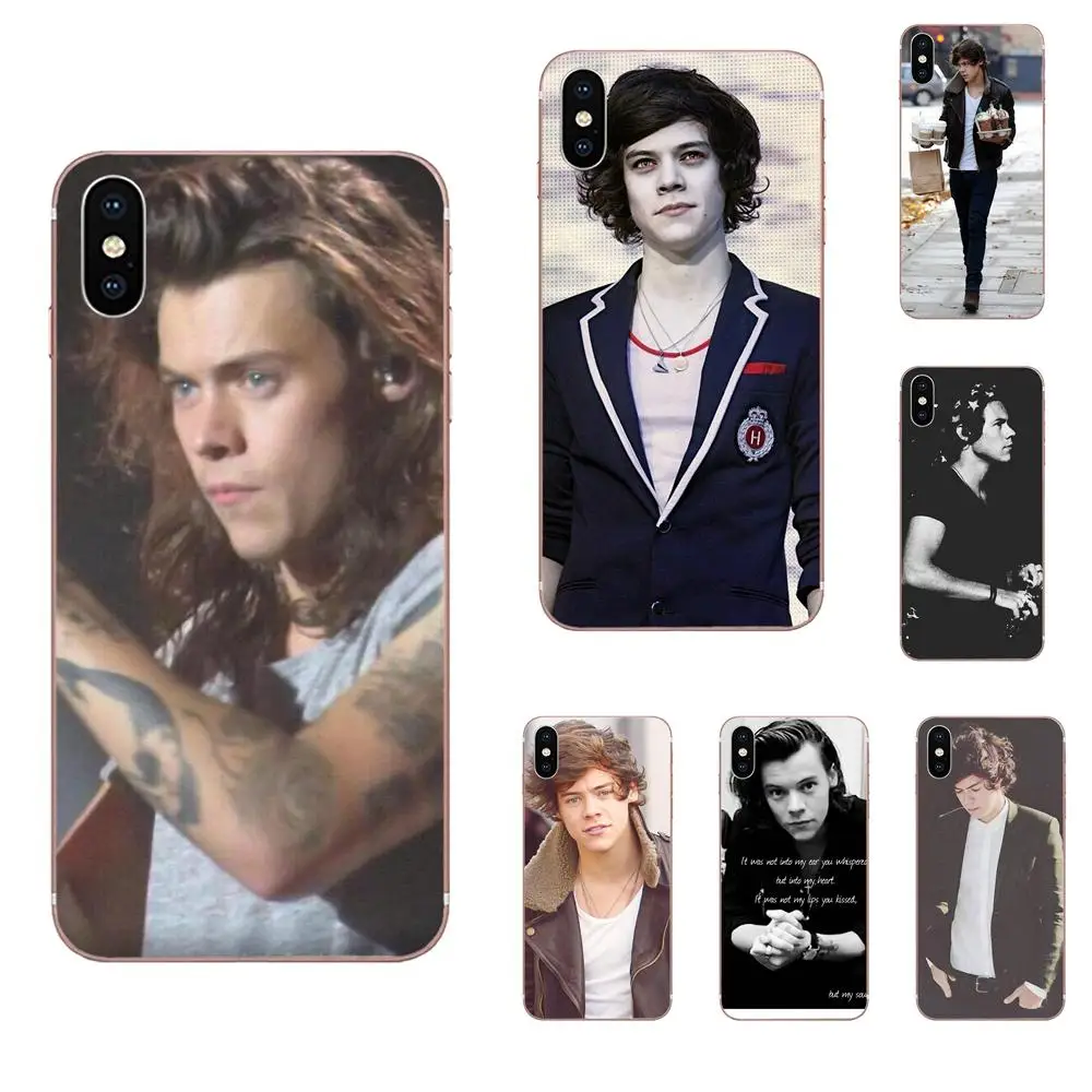 Гарри стили Tumblr Edits для Apple IPhone X XS Max XR 4 4s 5 5C 5S SE 6 6S 7 8 Plus TPU мобильный