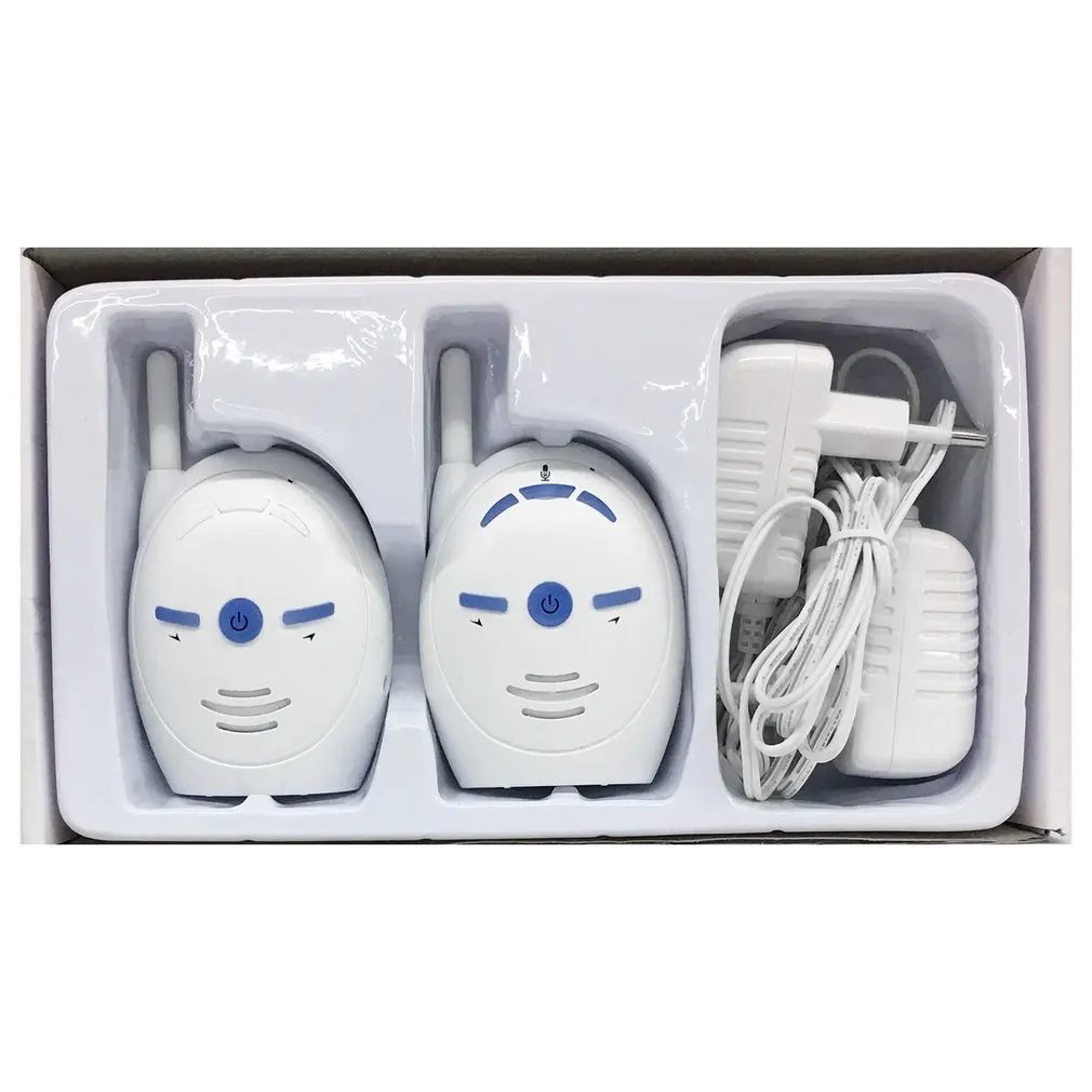 Wireless Digital Audio Baby Sound Monitor 2.4GHz Sensitive Transmission Two Way Talk Crystal Clear Cry Voice Alarm Babysitter