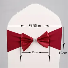 Marious 50 шт./партия свадебный стул пояс лента на стул украшение для вечерние свадебные Поставщик