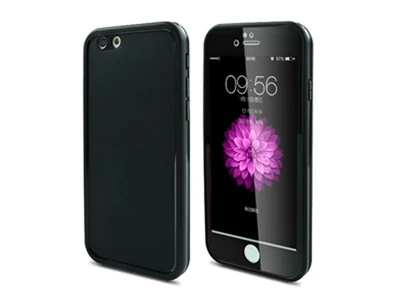 Black Мягкий силиконовый водонепроницаемый ТПУ чехол s для iPhone 10 X XR XS 11 Pro Max чехол 360 градусов чехол для iPhone 5 5S SE 6 6S 7 8 Plus чехол - Цвет: Black