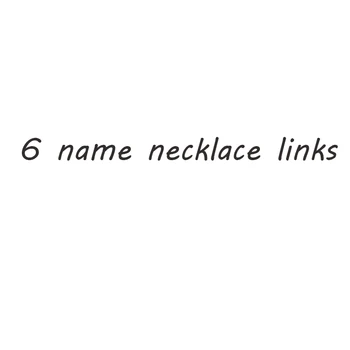 

6 name necklace links
