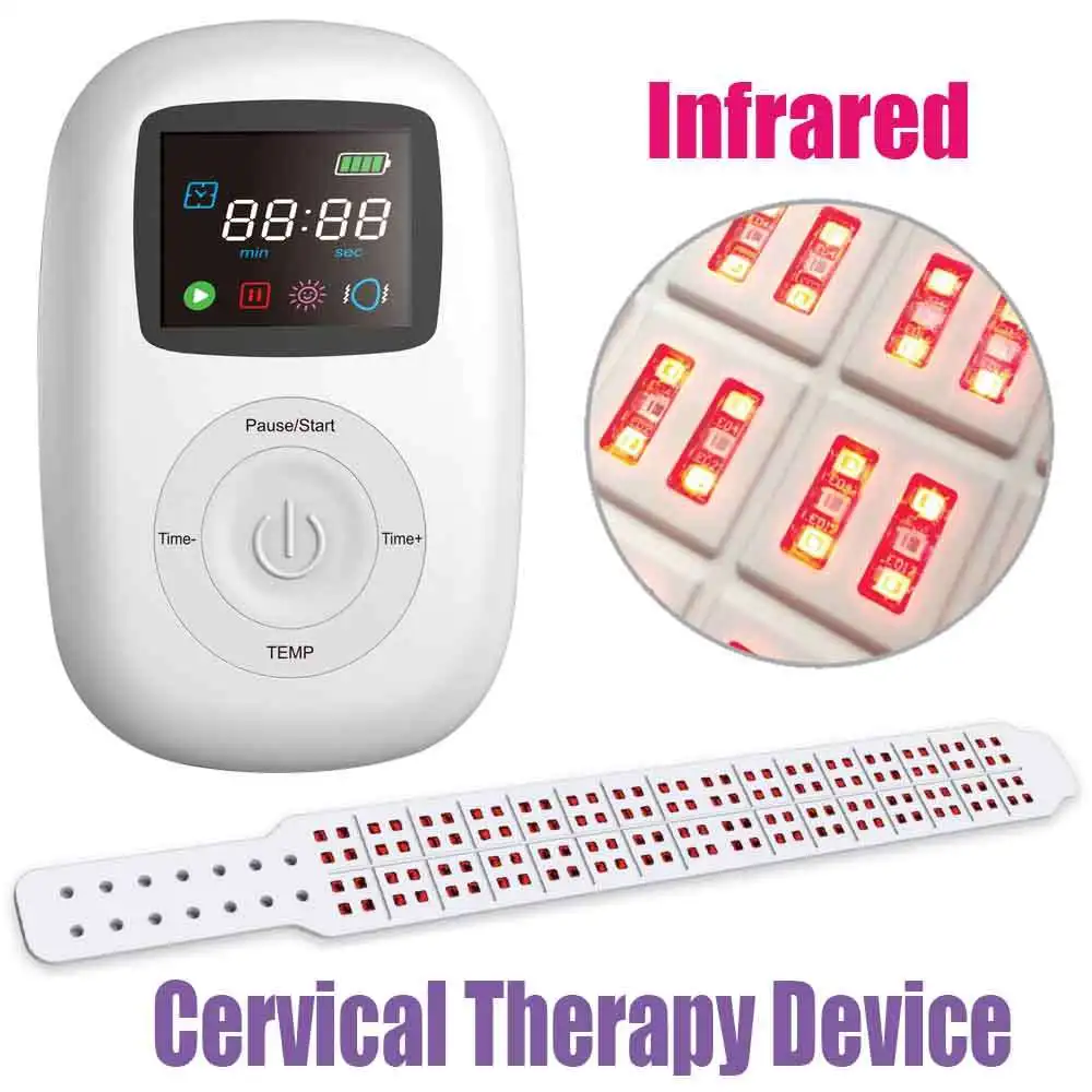 Infrared Cervical Vertebra Physiotherapy Instrument Pain Relief Wound Cells Repair Governance Inflammation Laser Therapy Device 3