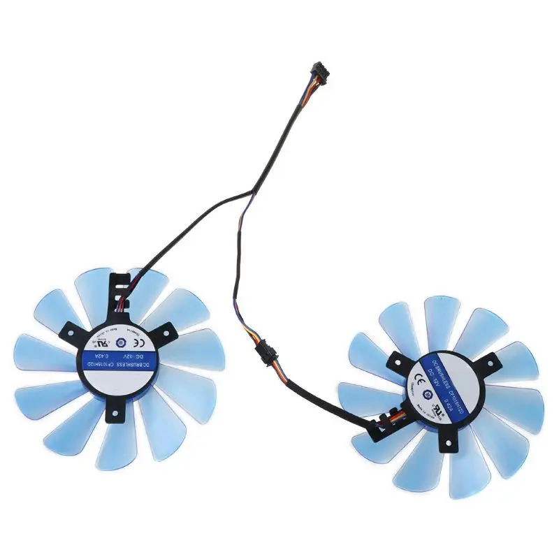 

2Pcs/Set 85mm GPU VGA Cooler Cooling Fan for HIS RX480 RX570 RX470 Graphics Card