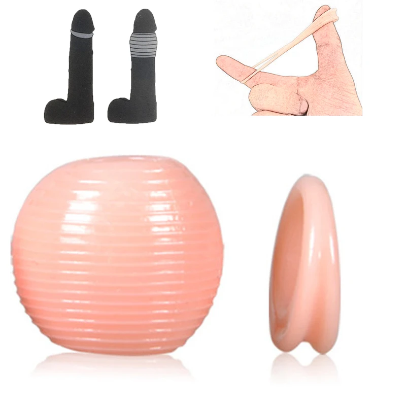 5 Types Foreskin Correction Cock Ring Penis Sleeve Delay Ejaculation Male Chastity Cage Sex Toys For