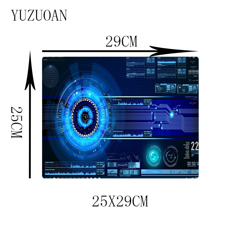 Yuzuoan DJ Mode клавиатура Коврик для мыши натуральный резиновый водонепроницаемый игровой скоростной вариант игровой механизм замка край коврик для мыши большой размер