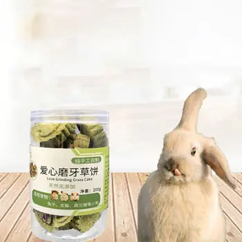 

Hamster Pet Grass Cake Cookie Molar Teeth Snack Small Animal Rabbit Molars Toy Y5GB