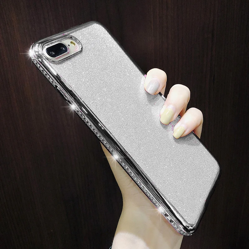 Чехол с блестящим покрытием для Samsung A6 A8 Plus A7 2018 A10 A20 A30 A40 A50 A60 A70 A20E A10E мягкий