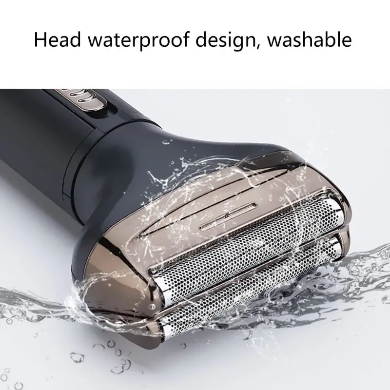 Multi-function Electric Nose Hair Trimmer Charging Shaver Facial Cleaner Mini Eyebrow Knife Set G8TC