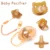 Baby Lovely Soft Silicone Pacifier Set Newborn Cartoon Animals Comfort Super Soft Pacifier Newborn Baby Sleep Products Set