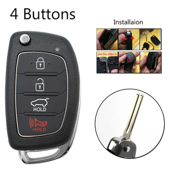 

Remote Car key case For Hyundai Santa Fe Tucson Creta i20 i40 ix35 ix45 Cover New Durable