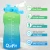 QuiFit 2L 64OZ 3.8 L 128OZ Мотивационная Бутылка Воды С Маркером Времени Флип-Флоп BPA Free Портативный Спортивный Телефон Стенд ТРЕНАЖЕРНЫЙ ЗАЛ Кувшин