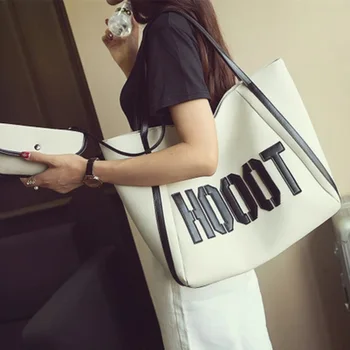 

2019 new Korean fashion trend canvas big bag wild large capacity shoulder bag