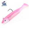 12g Jig Head with 7.5cm Mini Shad Right Size for Seaside Fishing Lures 17g Set Soft Lure PVC Bait Minnow Action Fishing Tackle ► Photo 1/6