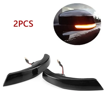 

2pcs Car Dynamic Turn Signal Light LED Side Wing Rearview Mirror Indicator Blinker Light for Ford Focus 2 3 Mk2 Mk3 Mondeo Mk4