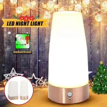 

PIR Infrared Motion Sensor Battery Operated LED Nightlight Light Induction Corridor Closet Wardrobe Night Lamp