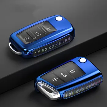 

High Quality Soft TPU Car Key Case For Volkswagen Passat Golf Jetta Bora Polo Sagitar Tiguan New Anti-Lost Mobile Number Plate