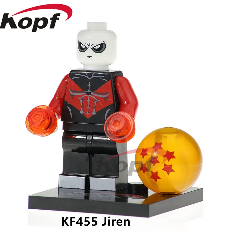 

Single Sale Dragon Ball Z Figures Jiren Goku Ultra Instic Future Trunks Vegeta SSJ3 Building Blocks Toys for children Gift KF455