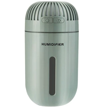 

XMX-Portable Mini Usb Humidifier,310Ml Ultrasonic Mist Humidifier With 7 Colors Night Light,Lasts Up To 8 Hours For Bedroom Offi