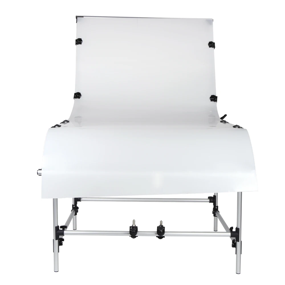 

Photo Studio Photography 100 * 200cm Shooting Table for Still Life Product Shooting Aluminum Alloy Frame