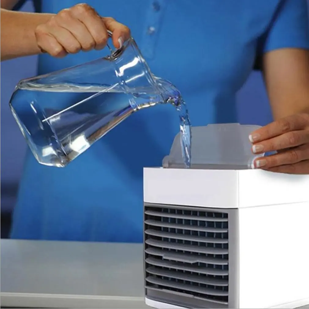 Мини-кондиционер охлаждающий вентилятор воздушный охладитель вентилятор увлажнитель воздуха очиститель кондиционер для домашнего офиса устройство для приготовления на пару здоровое