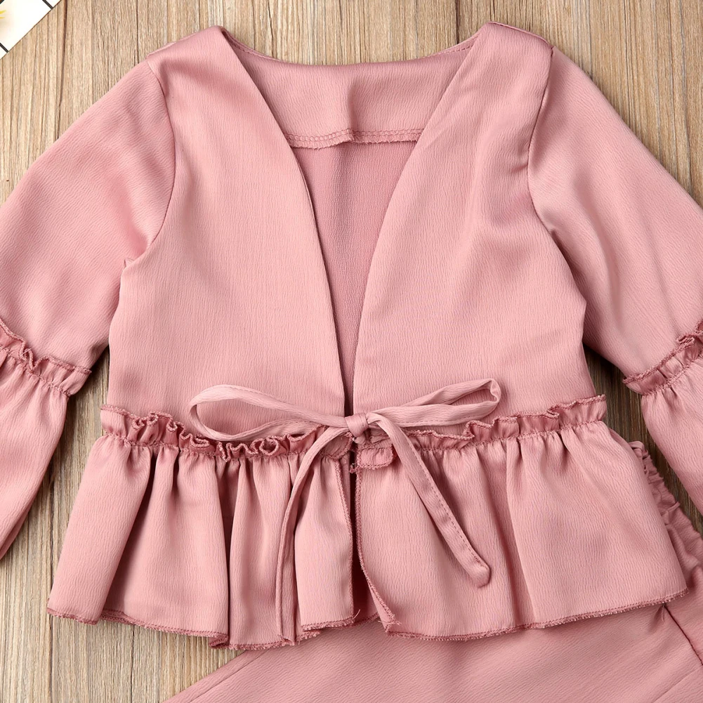 pudcoco Toddler Casual Kids Baby Girls Outfit Clothes Girls Set Loose T-shirt Tops+Leggings Pants Children Clothing Sets