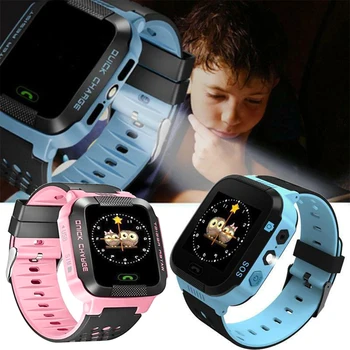 

Y21S Anti- Kid Touch Screen Smart Watch Positioning Watch Wrist Fitness Track SOS Care