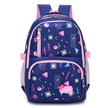 

Nylon waterproof geometric figure printing children school bag kid travel backpack mochila infantil escolar bolso for girls boys