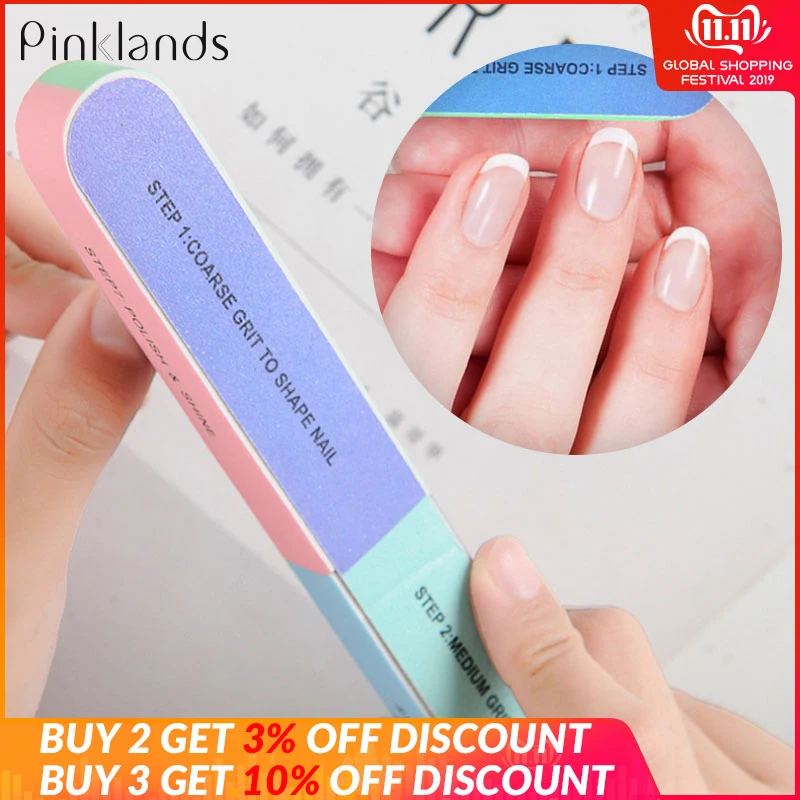 

1PCS Six-sided Polishing File Nail Tool Printing Nail Files Sanding Professional Nail Files for Manicure Nail File Pedicure Set
