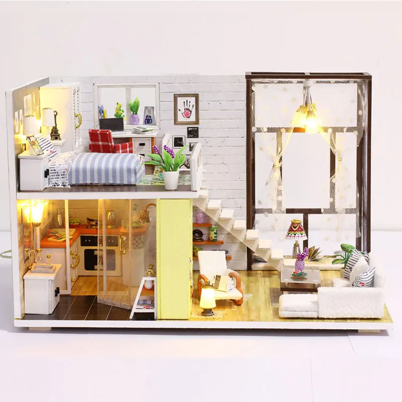 

Interest Yi Ya Handmade Creative DIY Cabin-Style Assembled Architecture Model Girl'S Diffuse Valentine's Day Birthday Gift