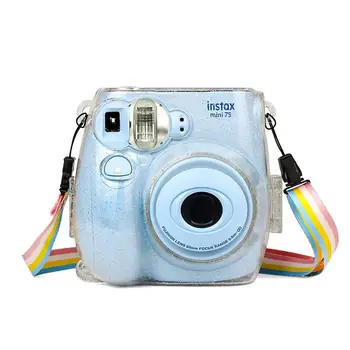 

Crystal Clear Camera Case Protective Hard Case with Free Shoulder Strap for Fujifilm Instax Mini 7s/7c Instant Camera