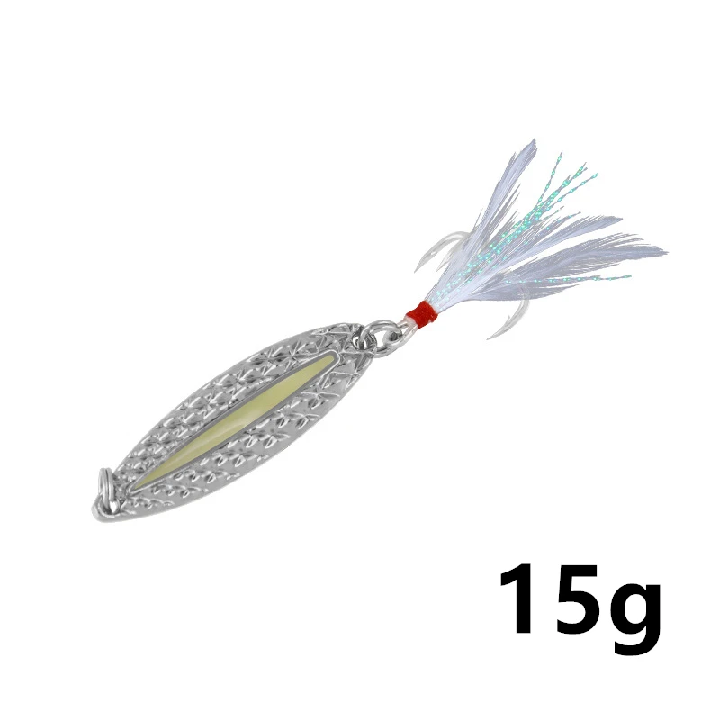 1 шт./vib Металлические блестки бионический сверкающий жесткий bait2.5g-20g Кривошип искусственный воблер перо кровяный паз крючок рыболовные снасти