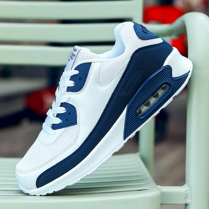 Sneakers Running-Shoes Air-Cushion Damyuan Sports Mens Plug-Size New Lace-Up Trendy