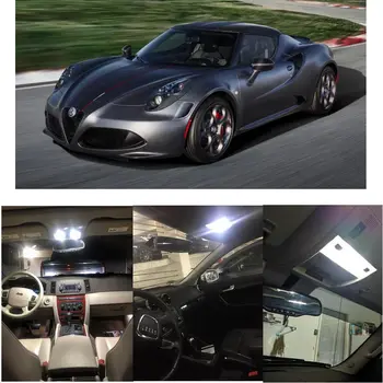 

6pc Car interior led kit For Alfa Romeo 4c 2020