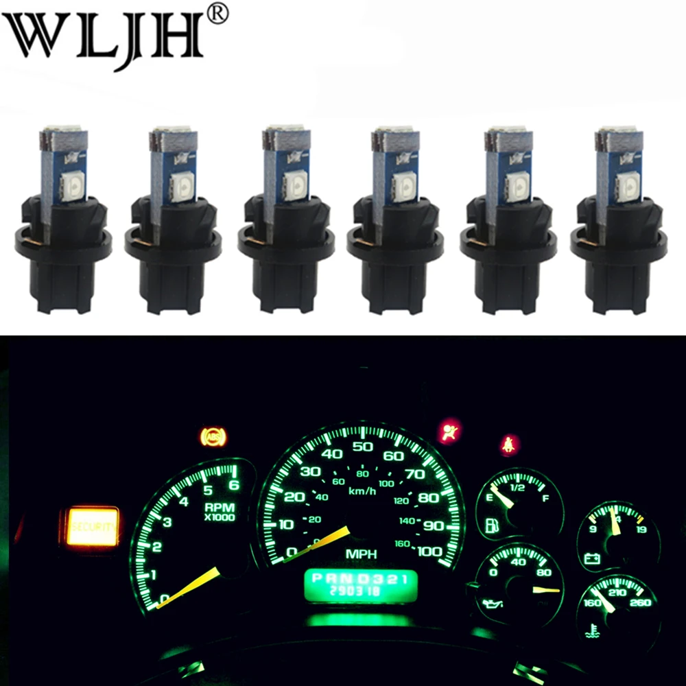 Wljh 6X T5 Led Light Mini Żarówka Klinowa Lampa Pc74 Wymiana Samochodu Deska Rozdzielcza Instrument Panel Światła Dla Suzuki Swift Grand Vitara|Signal Lamp| - Aliexpress