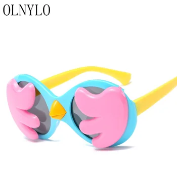 

New Children Sunglasses Kids Boys Girls Sun Glasses Lovely Polarized Elastic fashion Child Outdoor Travel UV400 Oculos De Sol