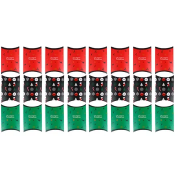 

24pcs Christmas Festival Wrapping Paper Box Lovely Multipurpose Packaging Box Wrapping Box