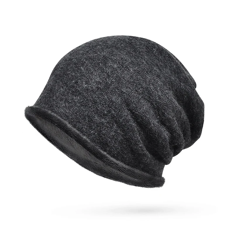 DH Beanies набор из шапки и шарфа для взрослых Повседневная однотонная эластичная дышащая шапка для шеи Теплая осенне-зимняя верхняя одежда для головы s - Цвет: DH