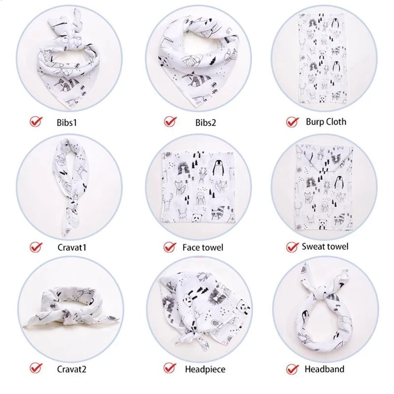 30%Cotton + 70%Bamboo Baby Blankets Newborn Bedding Baby Swaddle Baby Muslin Blanket Baby Blanket Infant Wrap 6