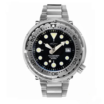 

Tuna SBBN017 Business Casual Watches Automatic Mechanical Personality 200m Waterproof Sports Diving Stainless Steel Watch male