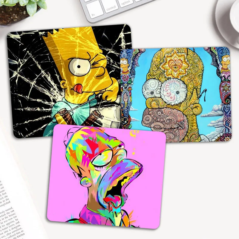 

Simpsons Gaming Mouse Pad Soft Mouse Mat for Professional Gamer Mouse Pad For Laptop Computer Keyboard Pad Desk