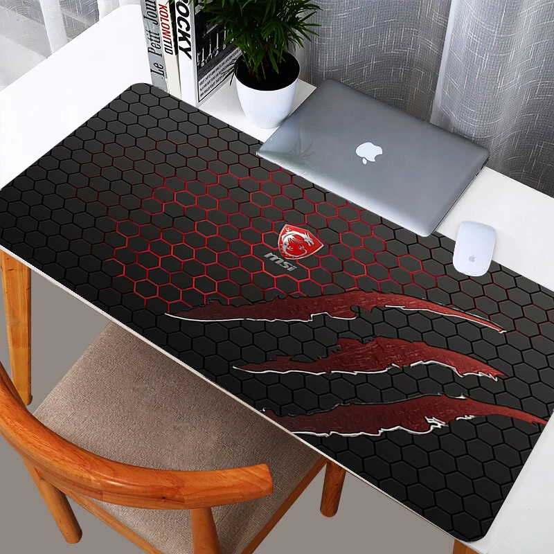 Большой игровой коврик для мыши MSI большой компьютерной ПК XXL клавиатуры