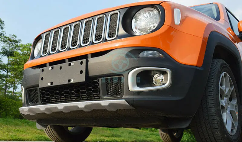 Защитная пластина для переднего бампера из нержавеющей стали для Jeep Renegade