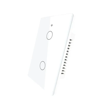 

RF433 1/2/3 Gang WiFi Smart Wall Touch Switch No Neutral Wire Needed Single Wire