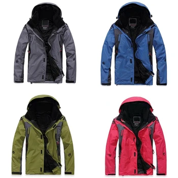 

High-quality Man Two Piece Jacket Windbreaker Waterproof Windproof Jacket for Climbing Hiking Outwear Army Military Jaket