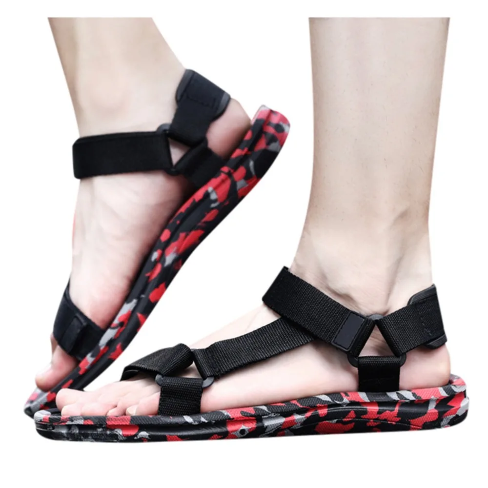 Sandals Men Shoes Leisure Mens Sandals Summer Shoes Flats Camouflage Open Toe Non-Slip Flip Flops Beach Shoes zapatos de hombre (32)